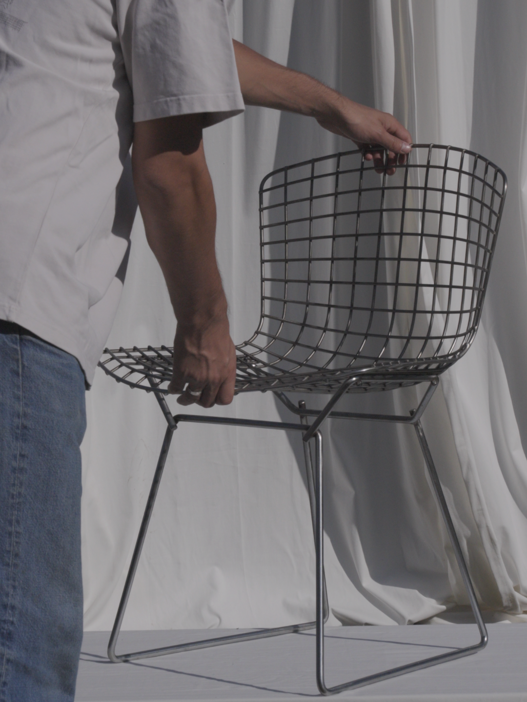 BERTOIA WIRE CHAIR 1980'